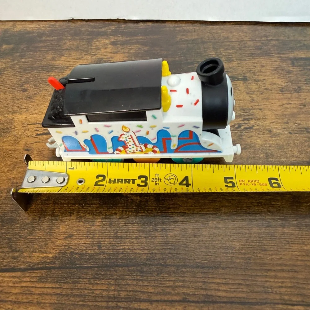Thomas Friends Motorized Train Engine White Birthday Cake Number 1
